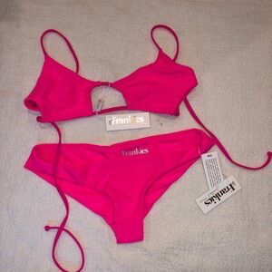 Frankie’s Bikinis Heart Thob Willa Top/ Greer Bottom